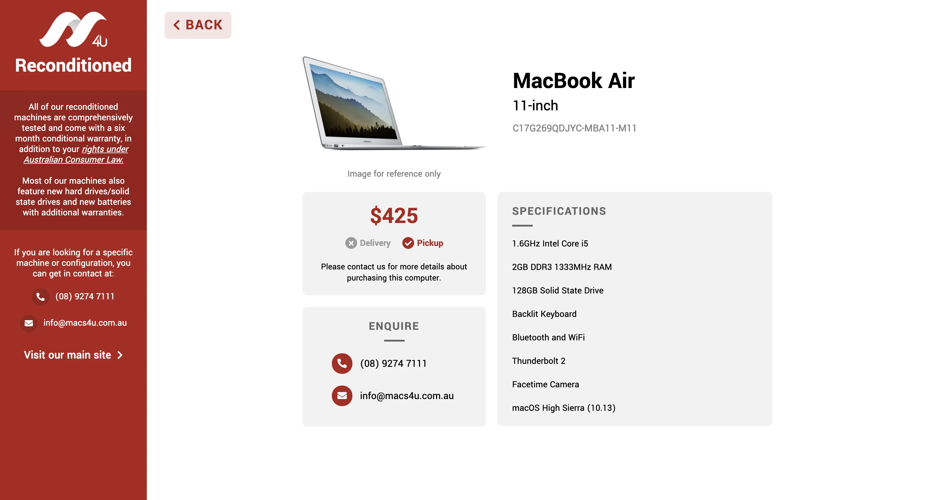 Macs4U Reconditioned screenshot 2
